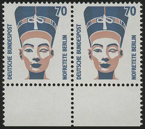 1374 SWK 70 Pf Paar UR ** postfrisch