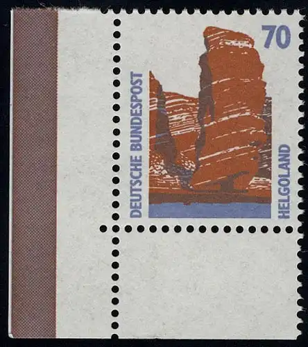 1469 SWK 70 Pf coin ul SANS couture ** frais de port