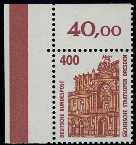 1562 SWK 400 Pf Ecke ol ** postfrisch