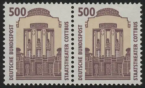 1679 SWK 500 Pf waag. Paar ** postfrisch