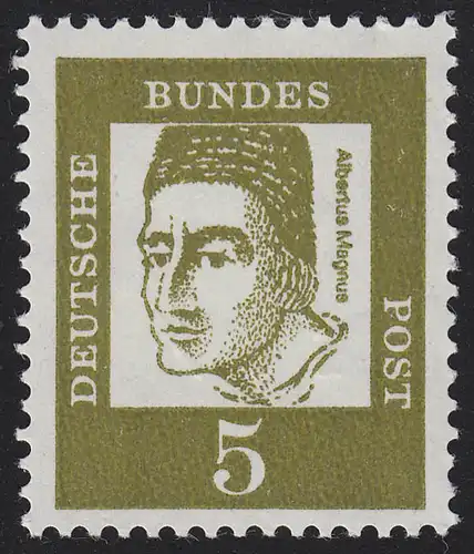 347y Bed. Deutsche y 5 Pf, Einzelmarke + dreistellige ungerade Nr. **