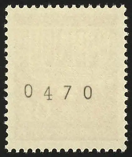 508v Brandenb. Tor v 30 Pf Dextrin 1000er-Rolle, Einzelmarke + Nr. **