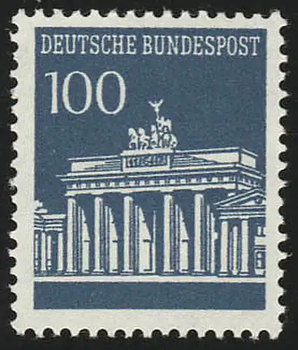 510v Brandenb. Tor v 100 Pf Dextrin, Einzelmarke + Nr. **