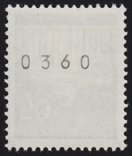 509w Brandenb. Porte w 50 Pf Planatol, Marque unique + N° **