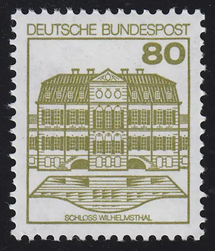 1140I BuS neue Fluo 80 Pf, Marke mit Nr. 005, postfrisch **