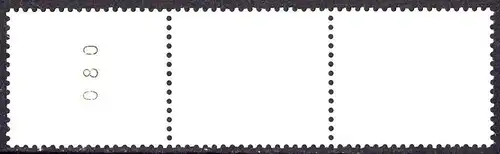 1398u SWK Gum jaune. 20 Pf 300-Rolle, 3er + N° **