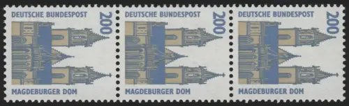 1665I SWK ALTE N° 200 Pf, 3 bandes + n° **