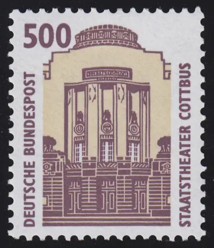 1679I SWK weiße Gum. 500 Pf, Rollenanfang 1 mit Nr. 300 **