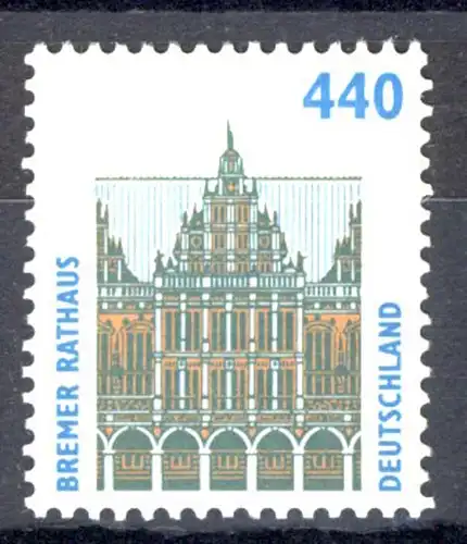 1937 SWK neue Nr. 440 Pf, Rollenanfang 1 mit Nr. 500, **