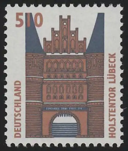 1938 SWK 510 Pf, Einzelmarke mit neuer Nr. postfrisch **
