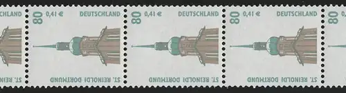 2177 SWK 80/41 2000er-Rolle ohne P., 11er-Streifen, postfrisch **