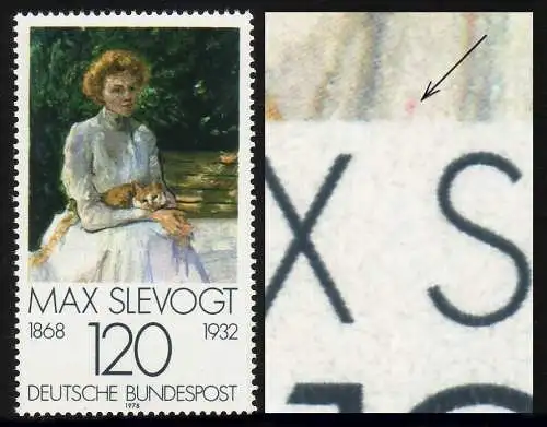 988I Slevogt mit PLF I rosa Fleck auf dem Kleid über X S, Feld 10 **