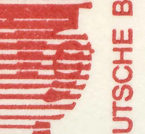 HBl. 25 aus MH 20 Unfall 1974, PLF IV Fleck am Ohr, postfrisch **