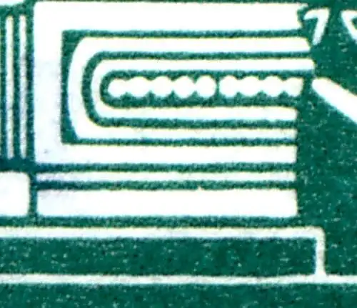 25bv MH SWK weiße Gummierung PLF III + IV, mit Zählbalken **