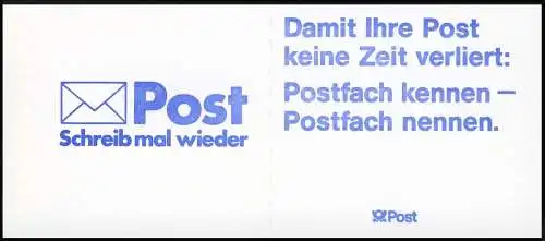 25bv MH SWK weiße Gummierung PLF III + IV, mit Zählbalken **