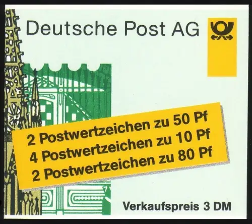 29b MH Markenkiste, PLF V abgeschrägtes D in DEUTSCHE, Feld 6, **