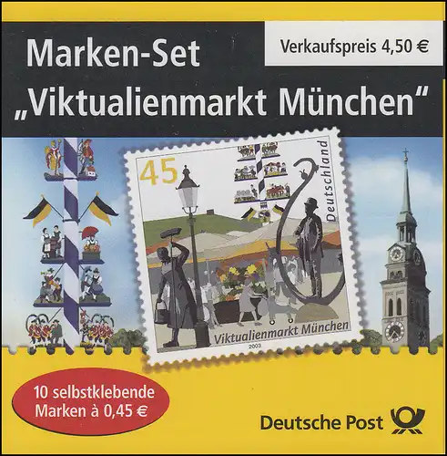 53FI MH Viktualienmarkt München - Marken festklebend ** postfrisch