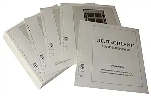 LINDNER-Vordrucke BRD Zehnerbogen 1979, 1980, 1994-1995