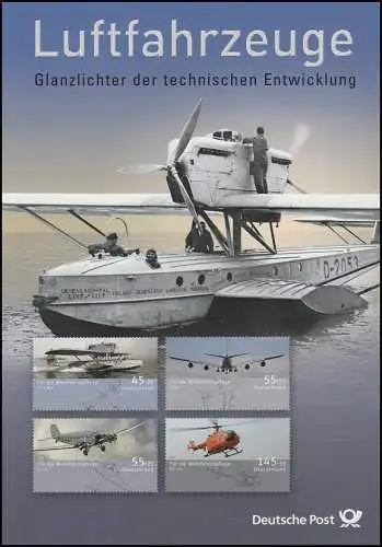 2670-2673 Wohlfahrt Luftfahrt - Flugzeuge und Hubschrauber - EB 3/2008