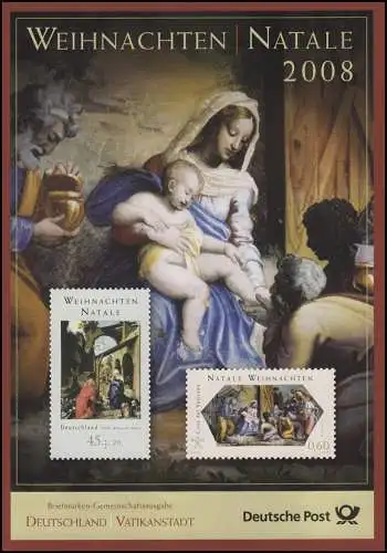 2703-2704 Weihnachten mit Vatikan - EB 6/2008