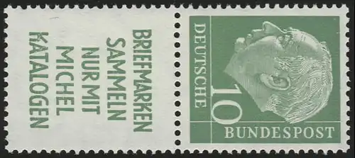 S21 Zusammendruck Heuss, postfrisch **