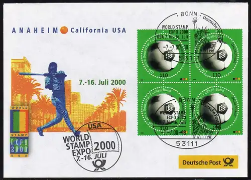 Document d'exposition no 53 WORD STAMP EXPO Anaheim 2000