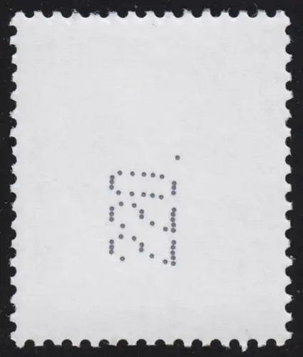 2314 SWK Euro 2,00 Marke mit SCHWARZER, gerader Nr.  **