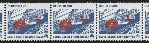 2322 SWK 2,60 Nr. mit P. Typ IIIc 11er Übergang 2/3 **