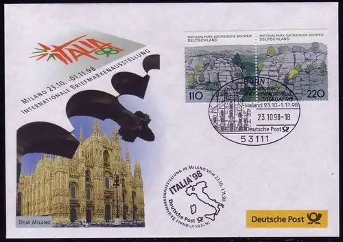 Document d'exposition no 34 ITALIA Milan 1998, SSt Bonn 2.10.98
