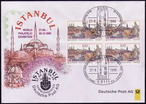 Ausstellungsbeleg Nr. 16 WORLD Istanbul 1996