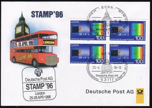 Document d'exposition no 11 STAMP London 1996, SSt Bonn 25.4.96