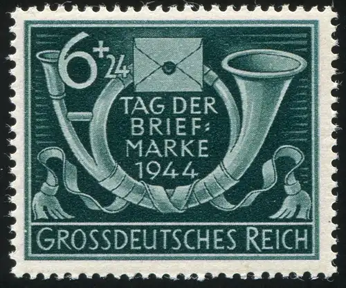 904 T.d.B. 1944, PLF Rahmenkerbe links unten, F.41 ** postfrisch / MNH