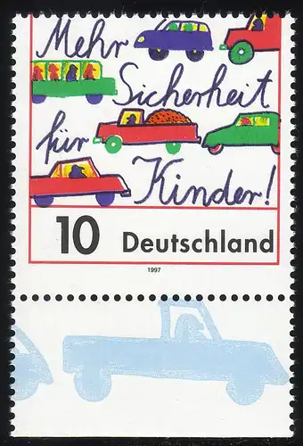 1954 Straßenverkehr mit Verzähnung durch den oberen Rahmen, **