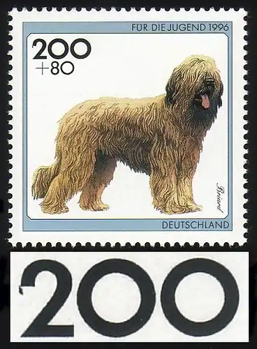 1840 Briard avec PLF: ligne à la 2e des 200, case 6, **