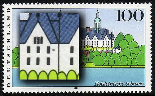 1849II Holstein mit PLF II - schwarzer Fleck im Schloss, Feld 3, **