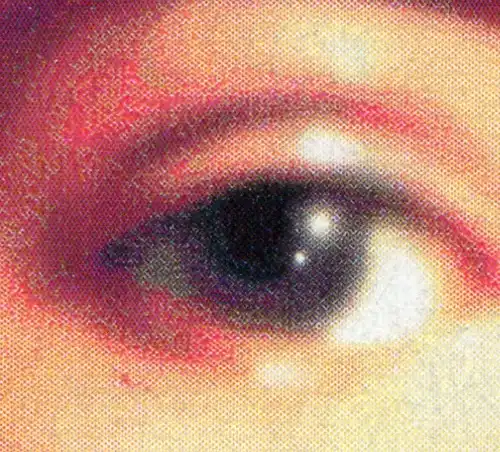 1882I Drogue avec PLF I: tache rouge sous l'œil gauche, champ 9, **
