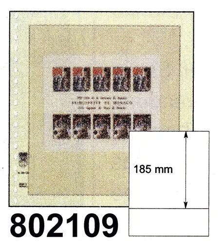 LINDNER-T-Blanko - Einzelblatt 802 109