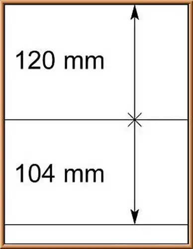 LINDNER-T-Blanko - Einzelblatt 802 202