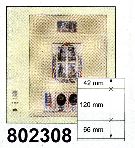 LINDNER-T-Blanko - Einzelblatt 802 308