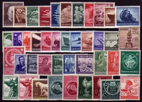 Jahrgang 1944 (42 Marken) Michel-Nr. 864-906 komplett postfrisch / MNH / **