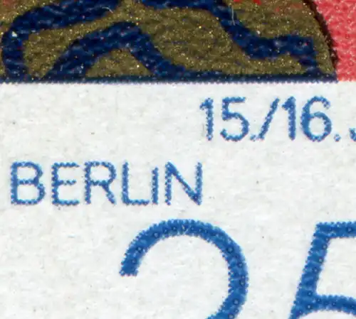 2419 Art indien 35 Pf avec PLF ci-dessus court I à BERLIN, champ 7, **