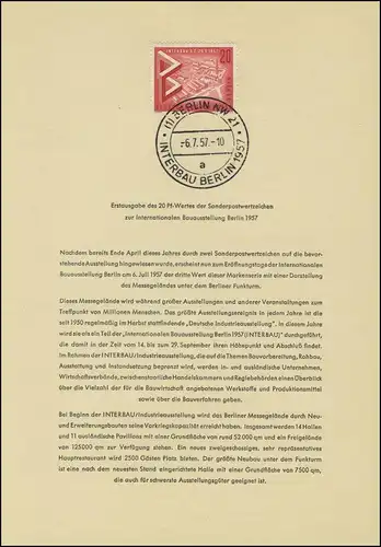 Berlin-ETB Nummer 23 Bau-Ausstellung 20 Pf, ESSt a