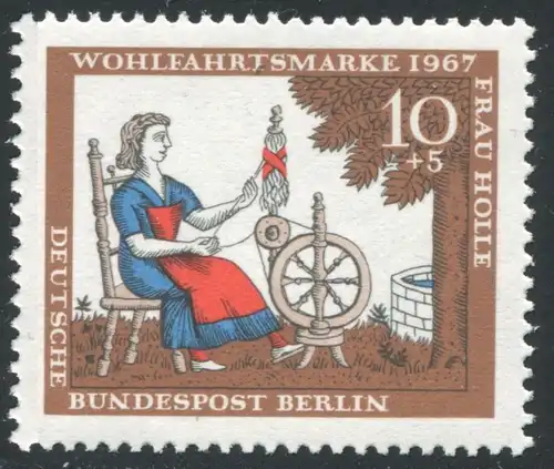 310 Wofa 10 Pf avec la fraction PLF dans la manche gauche, case 8, **