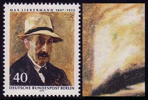 434 Liebermann mit PLF: tache noire dans le chapeau, champ 41, **