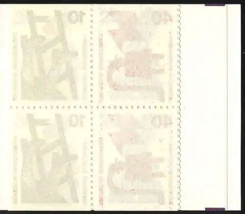 20aI MH Unfall 1974 mit Plattenfehler verdicktes E in -ZEIT, Feld 6, **