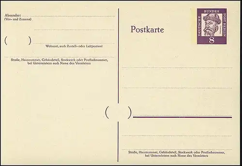 P 50 - Gutenberg 8 Pf Antiqua **