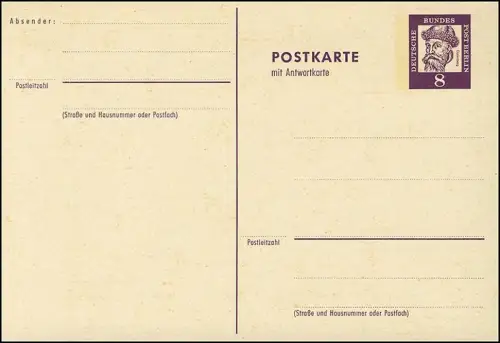 P 59 - Gutenberg 8/8 Pf Grotesk - couleur rahm **