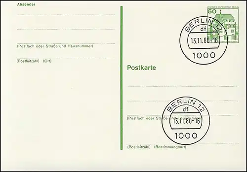 P 116 - BuS 50 Pf avec lignes de points VS-O Berlin