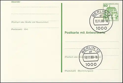 P 119 - BuS 50/50 Pf mit Punktlinien VS-O Berlin