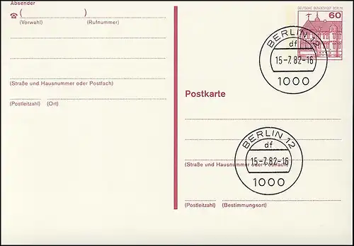 P 122 I - BuS 60 Pf Buchschriften VS-O Berlin